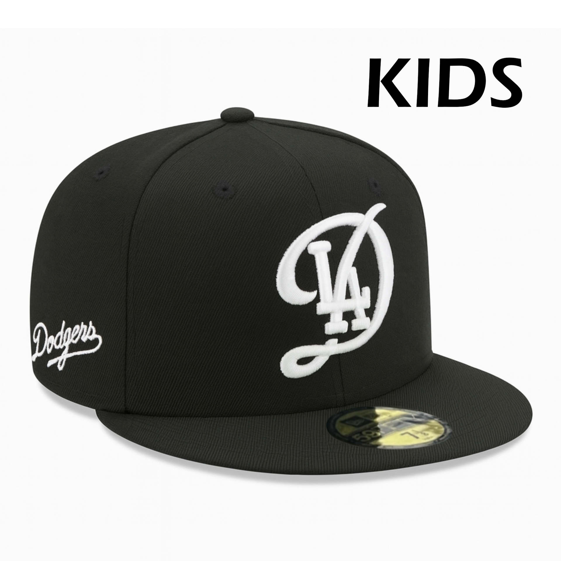 New Era YOUTH Los Angeles Dodgers City Connect Black 59FIFTY Fitted Hat