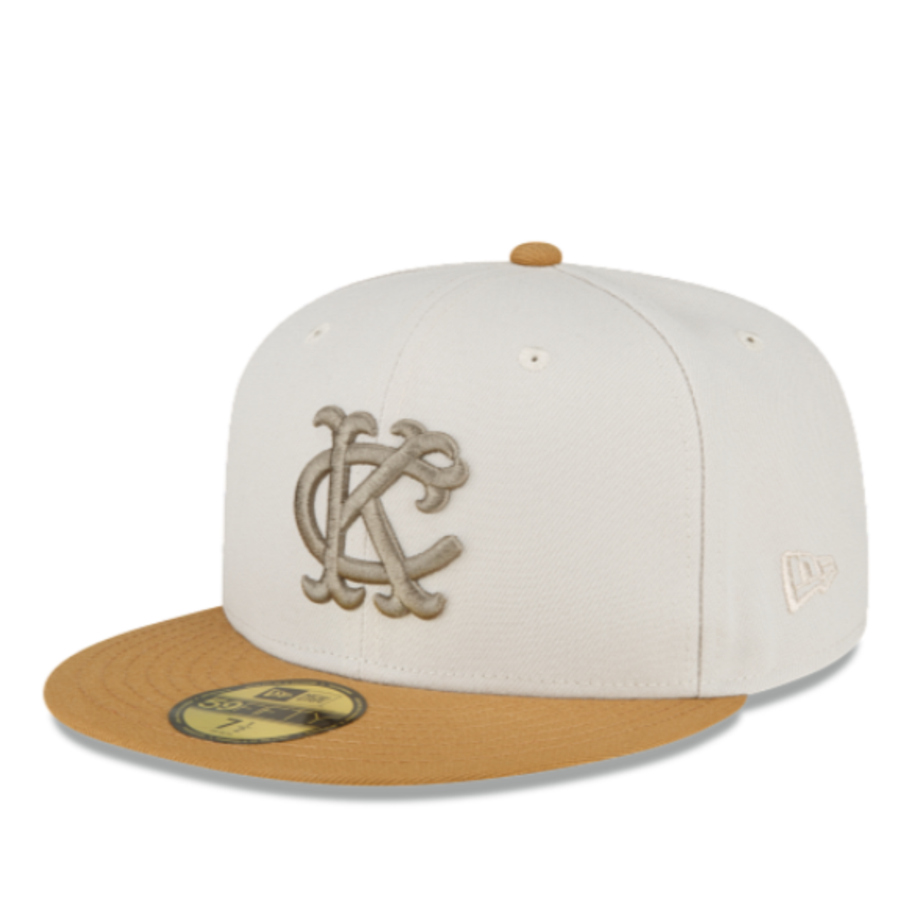 New Era MLB Kansas City Athletics Cooperstown Stone Tan 59FIFTY Fitted Men's Hat