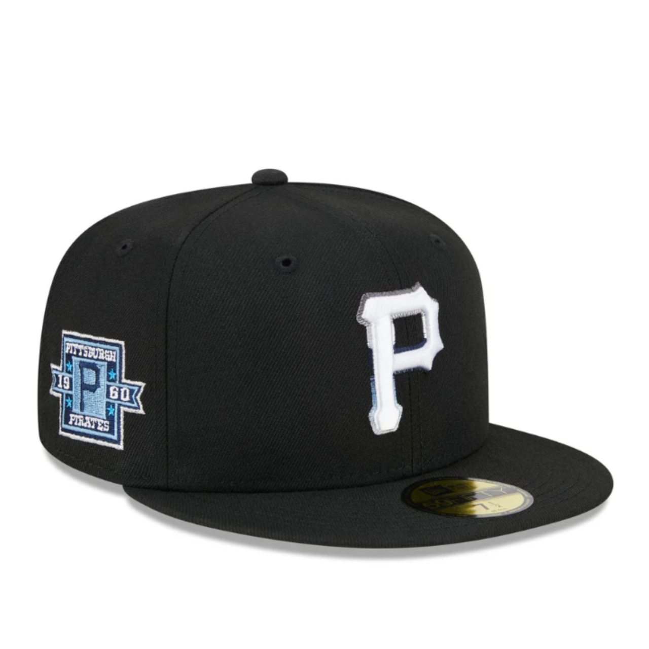 Black PIttsburgh Pirates Raceway New Era 59FIFTY Fitted Hat