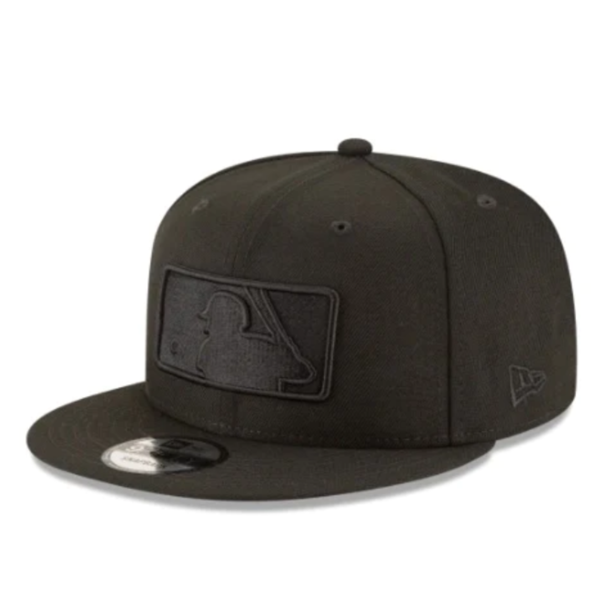 NewEra New MLB Official logo All Black Snapback cap.