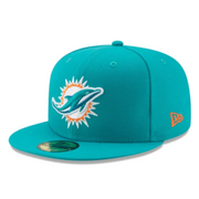 NFL Miami Dolphins Teal 59FIFTY Fitted Men's Hat