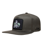 JC Hat Scarface with cash charcoal grey snapback