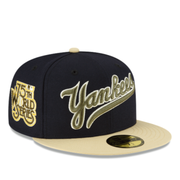 NewEra MLB New York Yankees 75th World Series 2 Tone Navy Gold