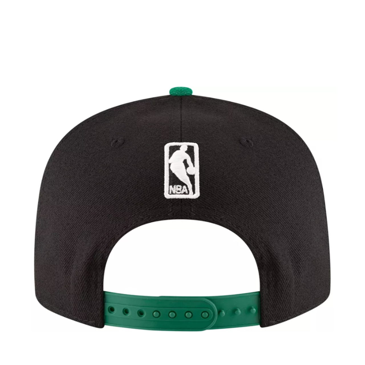 Black Boston Celtics Clover New Era Fitted Cap with Greenbrim