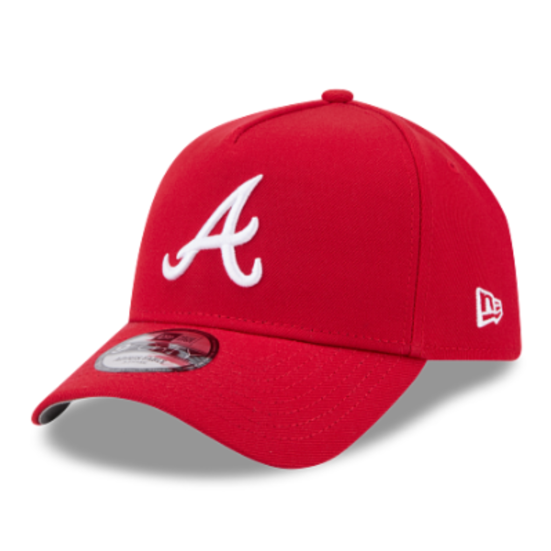 New Era Atlanta Braves Red A-Frame 9FORTY Snapback Hat