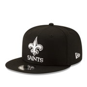 New Era 9FIFTY NFL New Orleans Saints Men's Snapback Hat Black/White