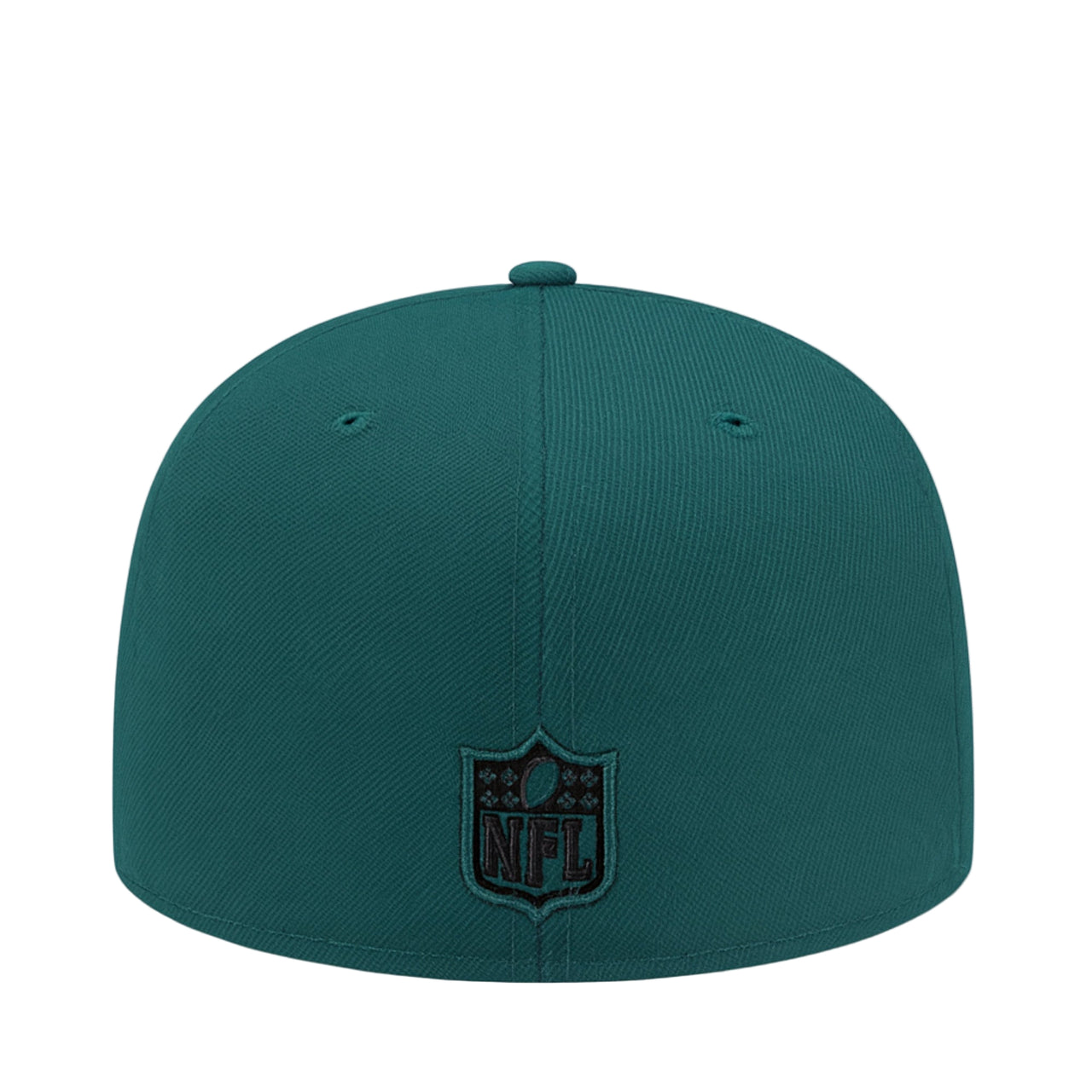 Back View of New Era Philadelphia Eagles Super Bowl Side Patch 59FIFTY Fitted Hat