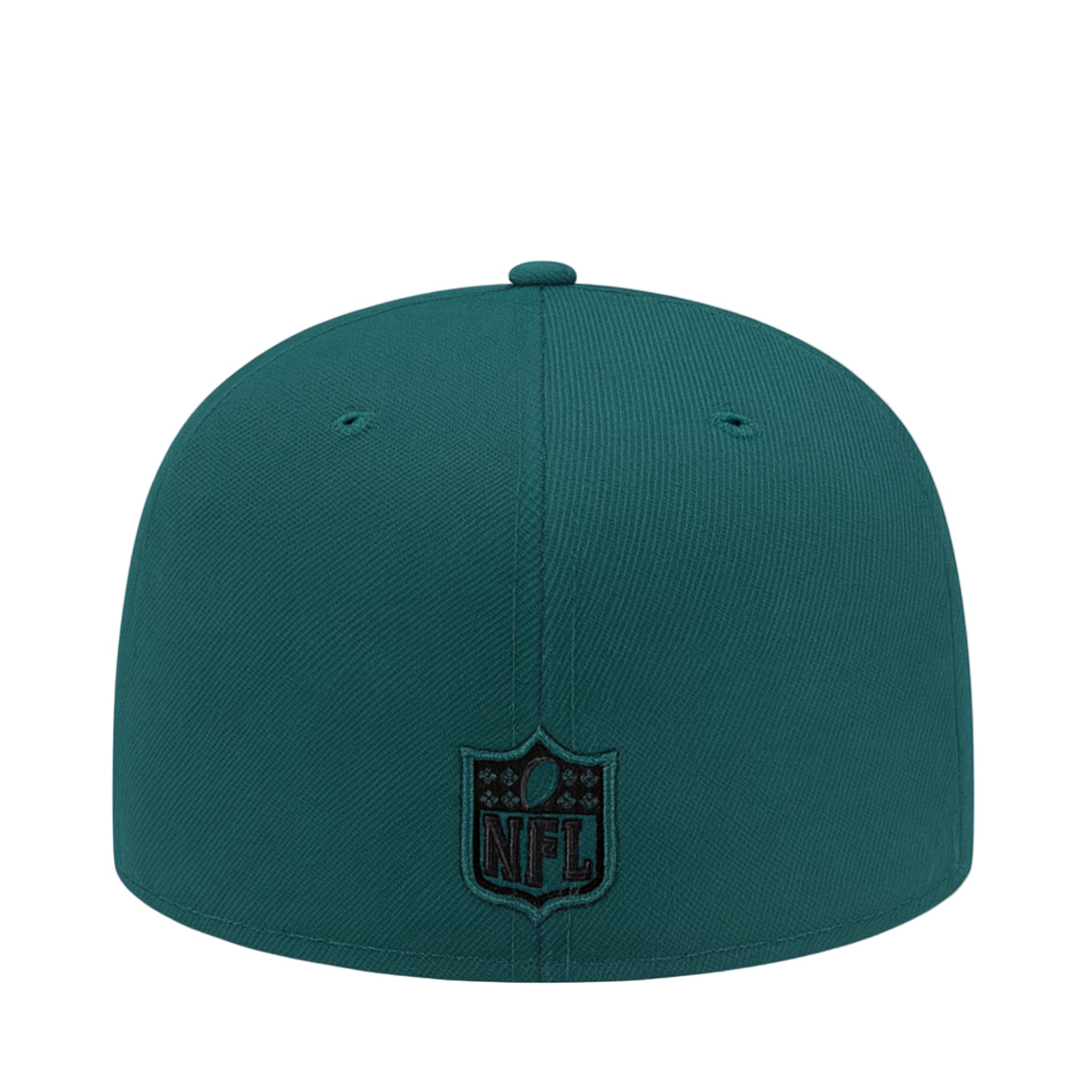 Back View of New Era Philadelphia Eagles Super Bowl Side Patch 59FIFTY Fitted Hat