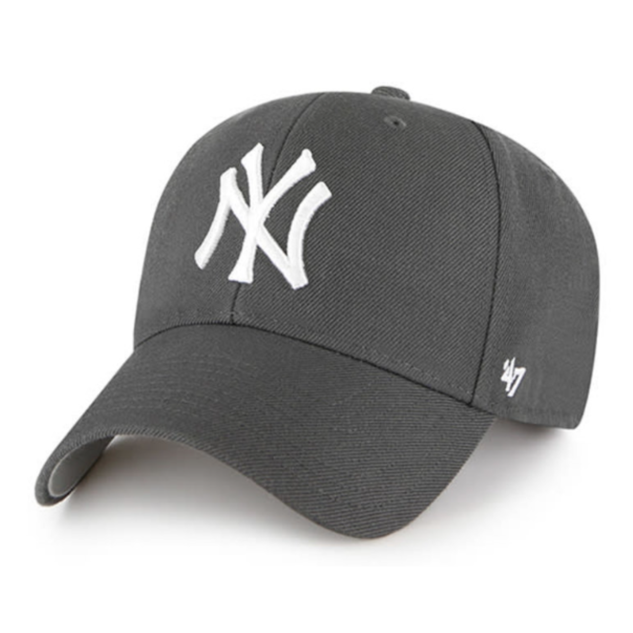 47 Brand New York Yankees Charcoal MVP Adjustable Velcro Hat