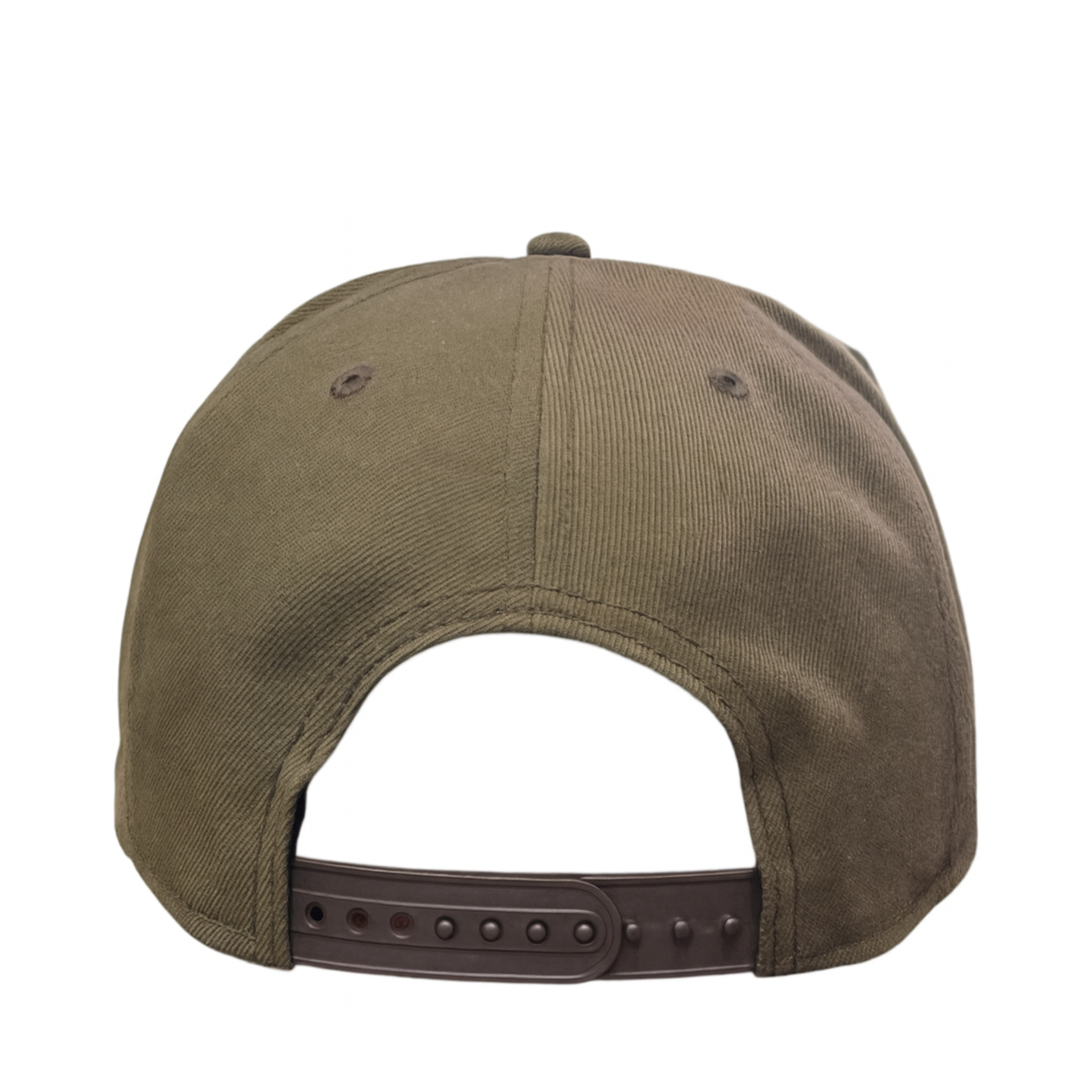 Back of New Era Los Angeles Dodgers Walnut Brown 9FORTY A-Frame Snapback Hat