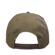 Back of New Era Los Angeles Angels Walnut Brown 9FORTY A-Frame Snapback Hat