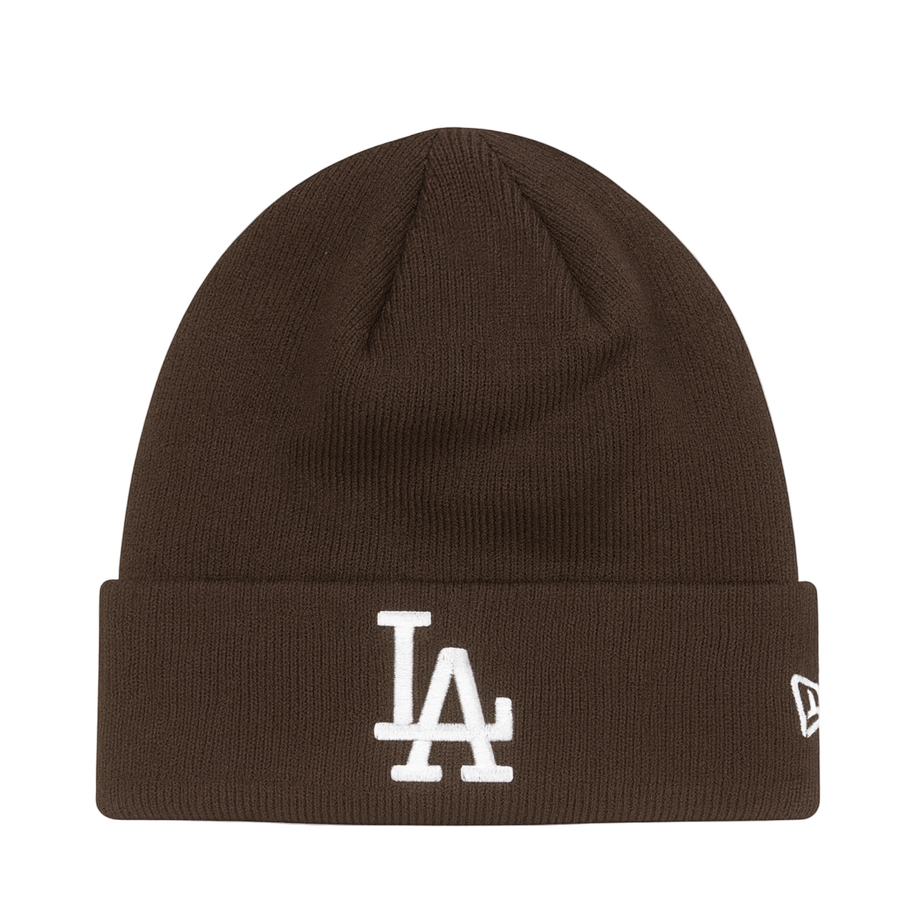 New Era Los Angeles Dodgers Walnut Brown Men's Cuff Knit Beanie