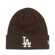 New Era Los Angeles Dodgers Walnut Brown Men's Cuff Knit Beanie