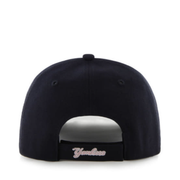 Back of 47 Brand New York Yankees NY Navy Pink MVP Adjustable Velcro Hat