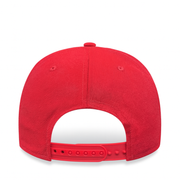 Back of New Era Las Vegas Raiders Red 9FIFTY Snapback Hat