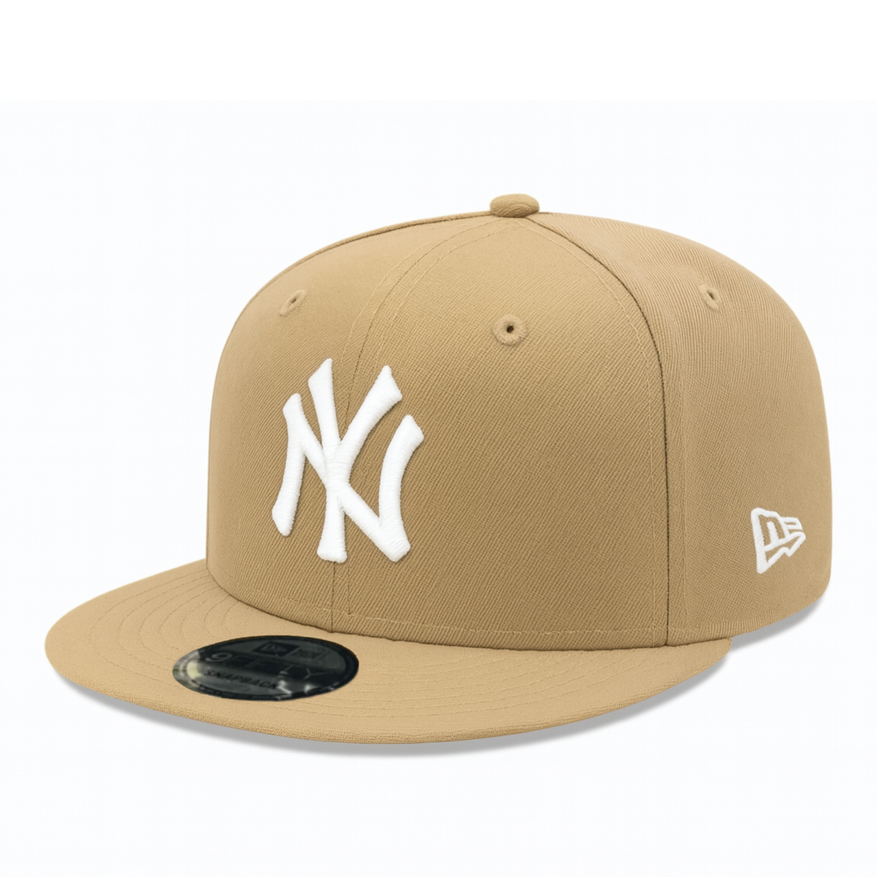 New Era New York Yankees Khaki White 9FIFTY Snapback Hat