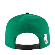 Green Boston Celtics Clover New Era Fitted Cap with black brim