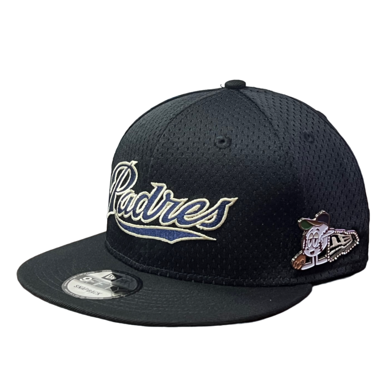 NewEra MLB San Diego Padres Post-Up Pin Mesh 9FIFTY Snapback Hat