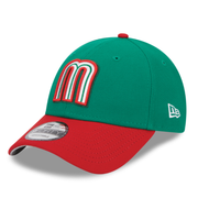 NewEra 2023 World Baseball Classic WBC Mexico Flag Side Patch 9FORTY Adjustable Hat