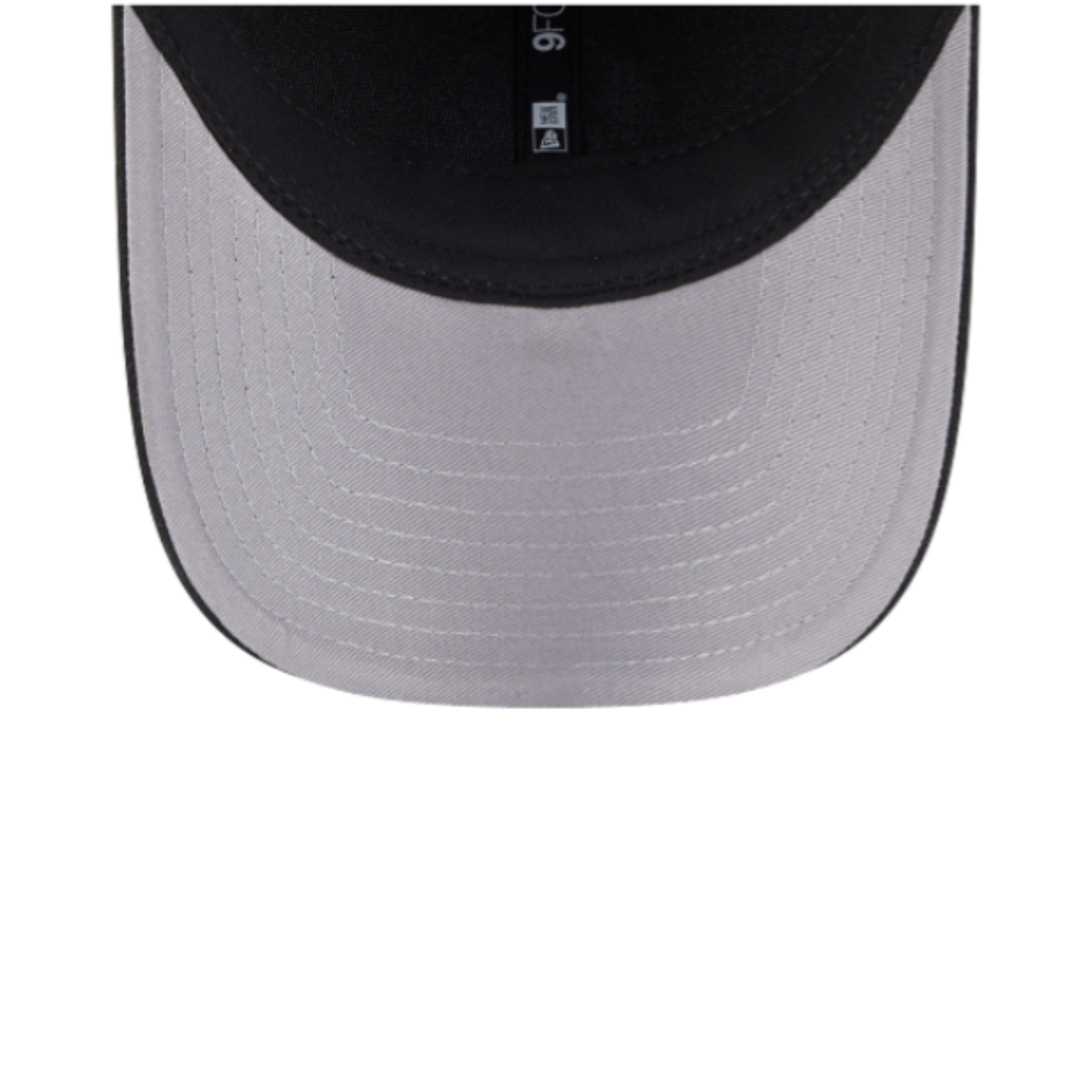 gray bottom of Chicago Cubs Cooperstown Black ASG 1990 9FORTY A-Frame Snapback Hat