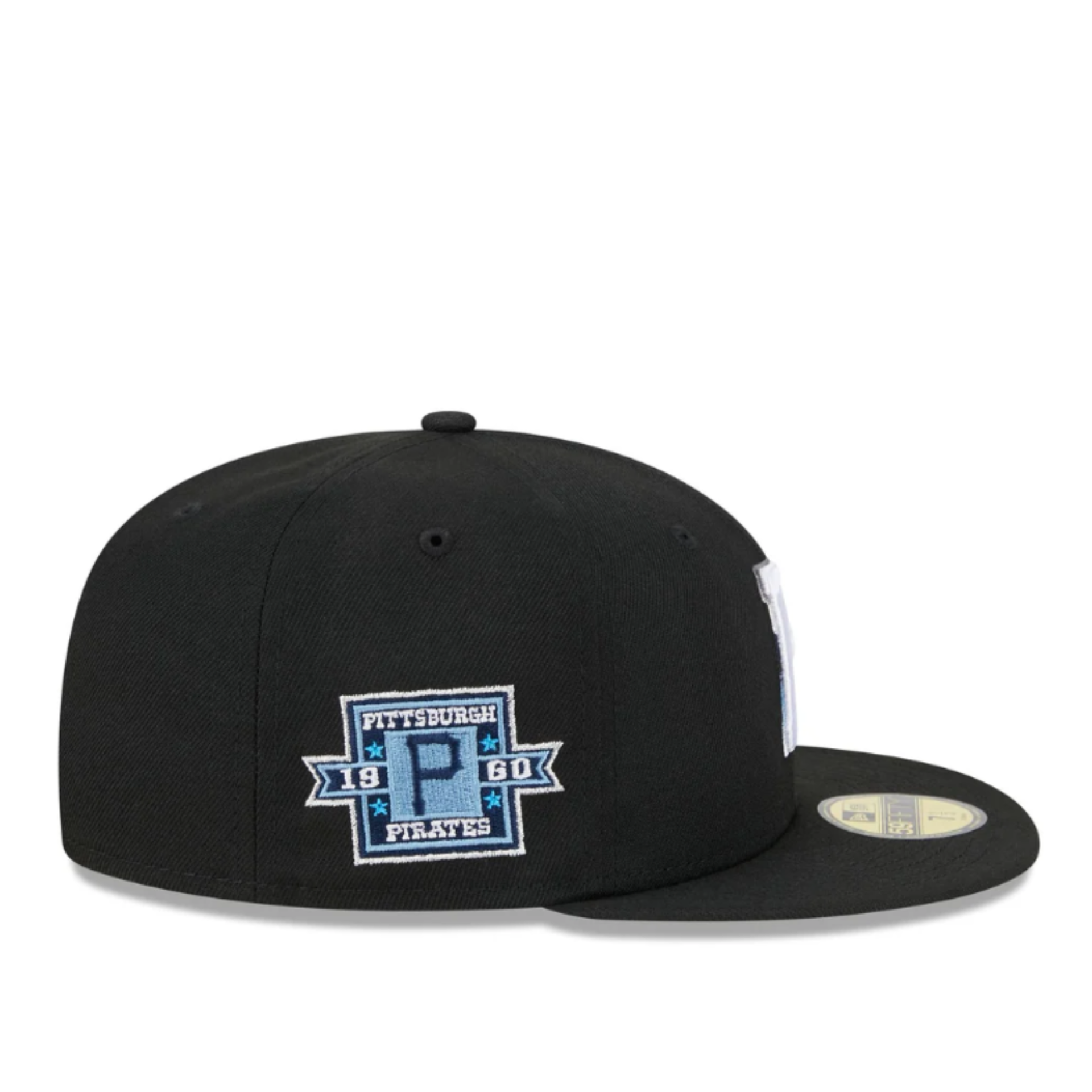 Black PIttsburgh Pirates Raceway New Era 59FIFTY Fitted Hat