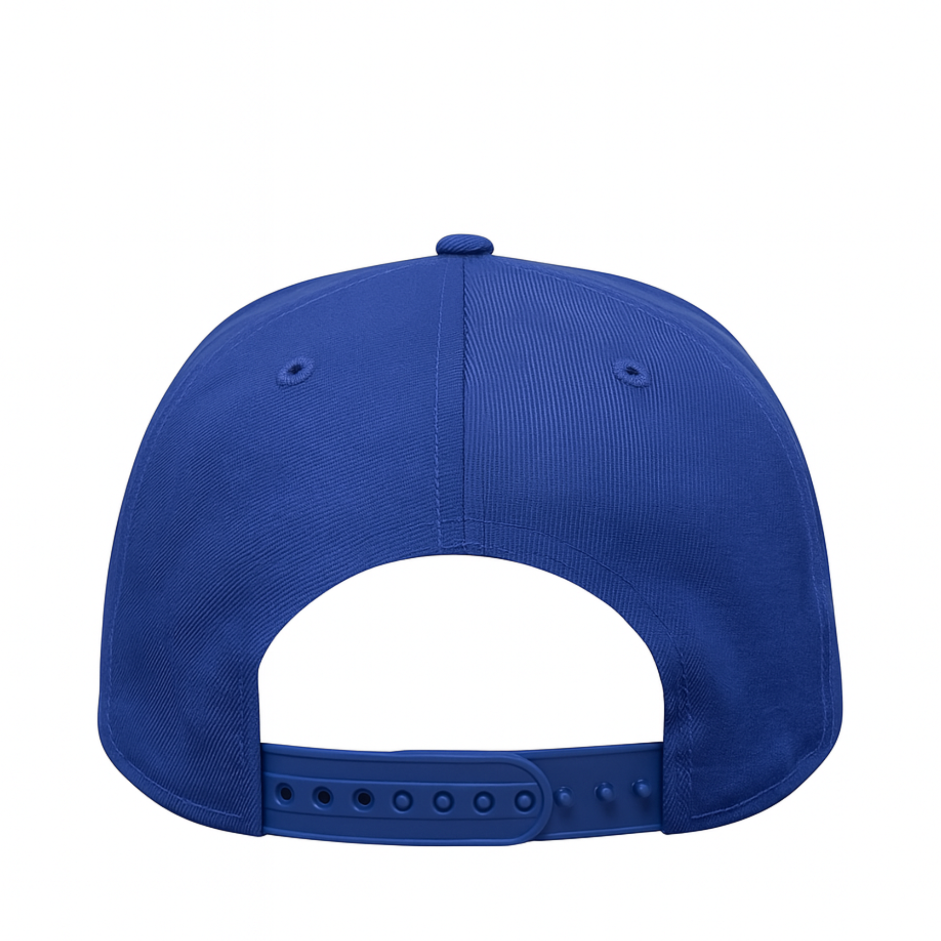 Blue cap with a white background