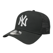 New Era New York Yankees Black 9FORTY A-Frame Trucker Snapback Hat