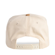 Back of Dad Gang Suede Script Snapback Hat
