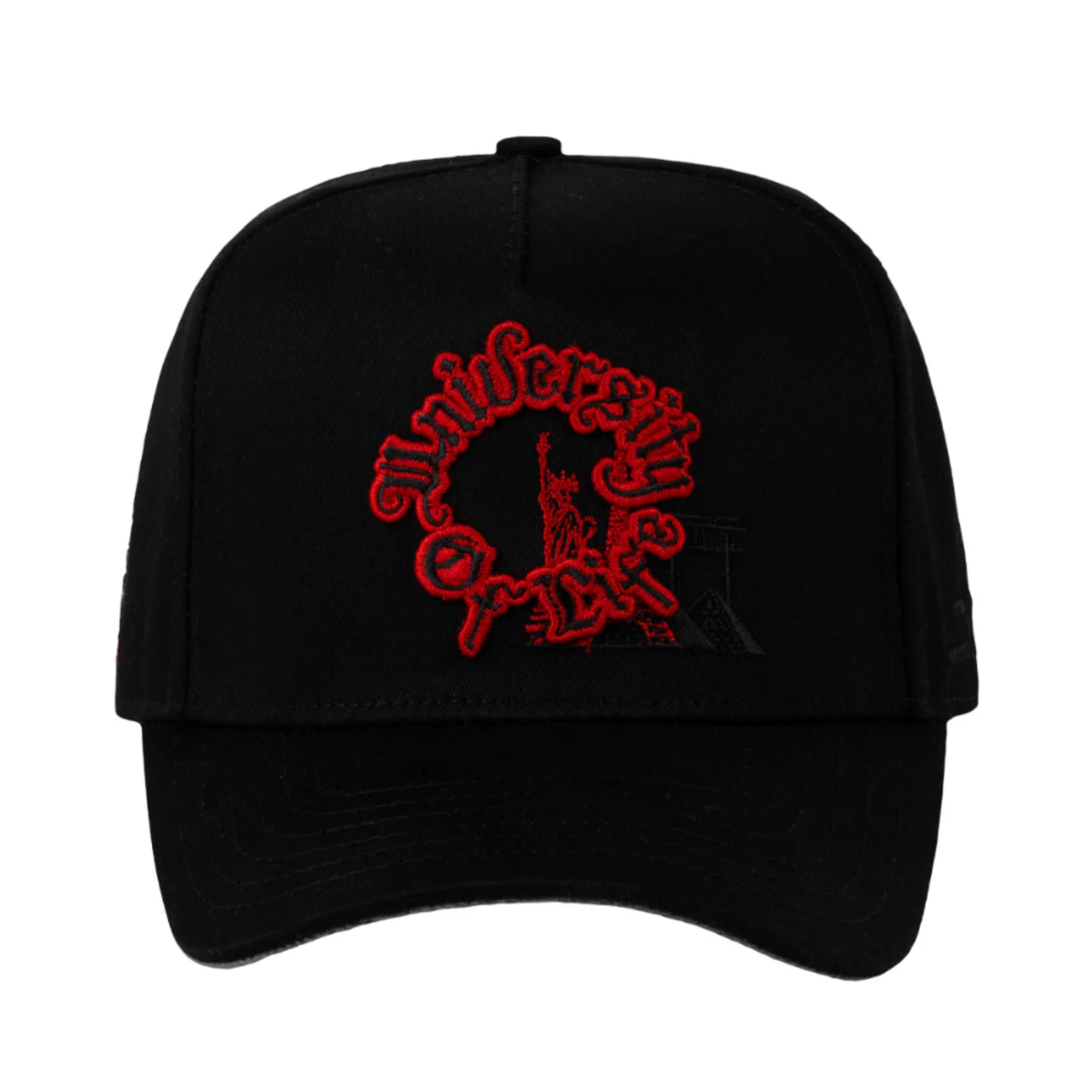 JC Brand UNIVERSITY OF LIFE BLACK CURVE Snapback Hat
