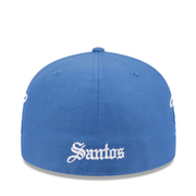 Back of New Era Santos Laguna Indigo 59FIFTY Fitted Hat