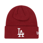 New Era Los Angeles Dodgers Maroon Cuff Knit Beanie