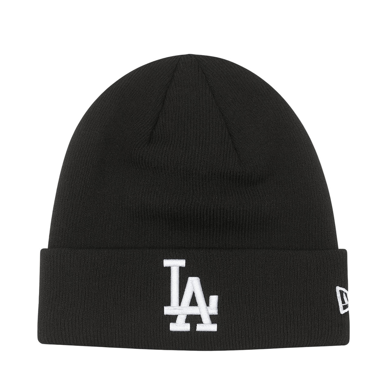 New Era Los Angeles Dodgers Black Men's Cuff Knit Beanie