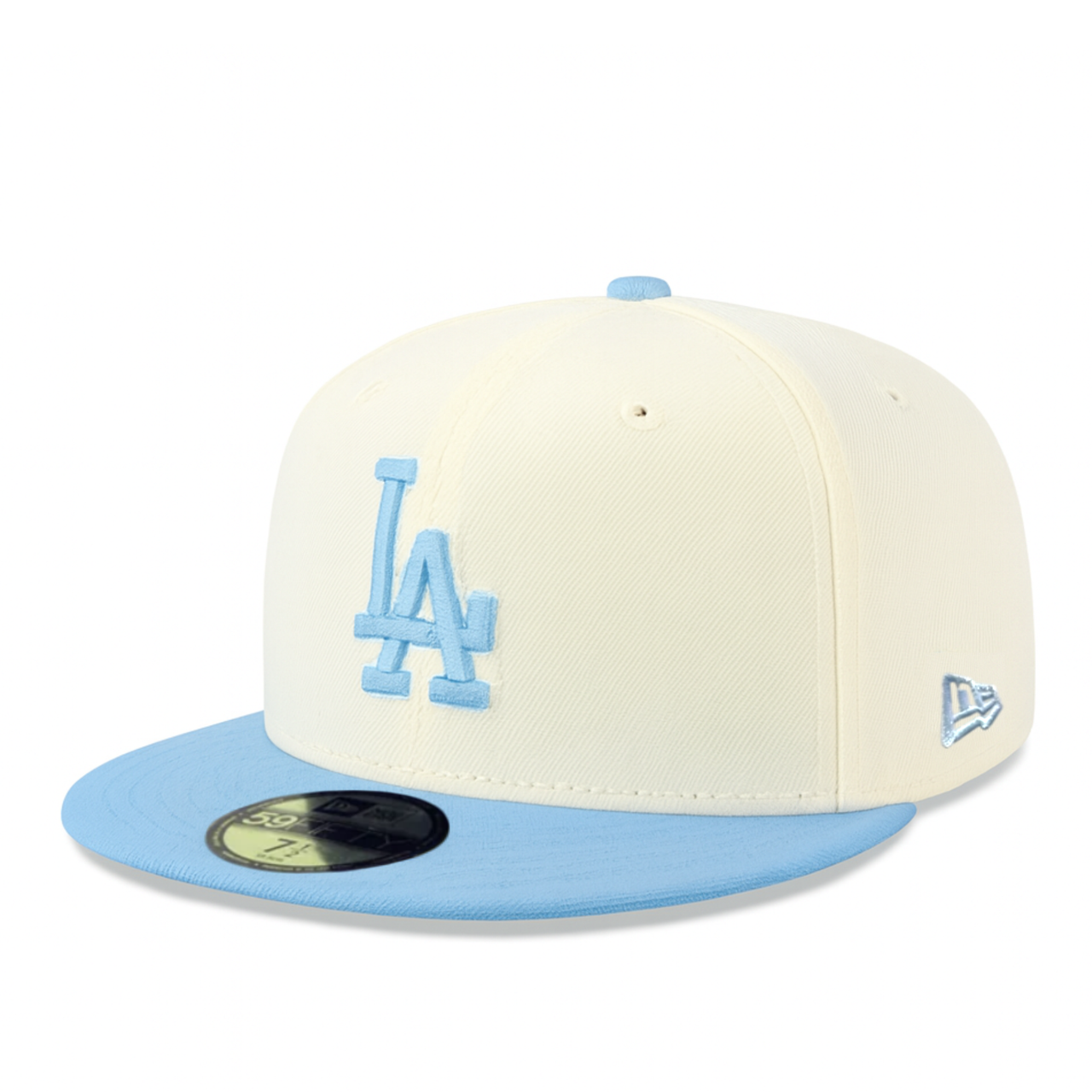 New Era Los Angeles Dodgers Chrome Sky Blue 59FIFTY Fitted Hat
