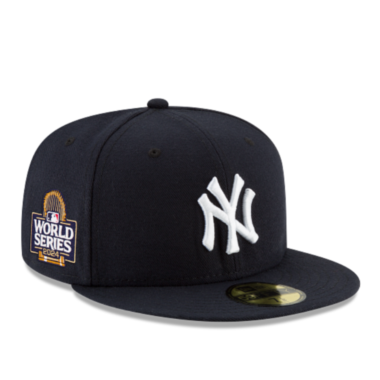 New Era Men's New York Yankees Navy 2024 World Series Side Patch 59FIFTY Fitted Hat