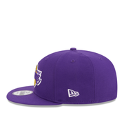Side of New Era Los Angeles Lakers Purple Hardwood Classics 9FIFTY Snapback Hat