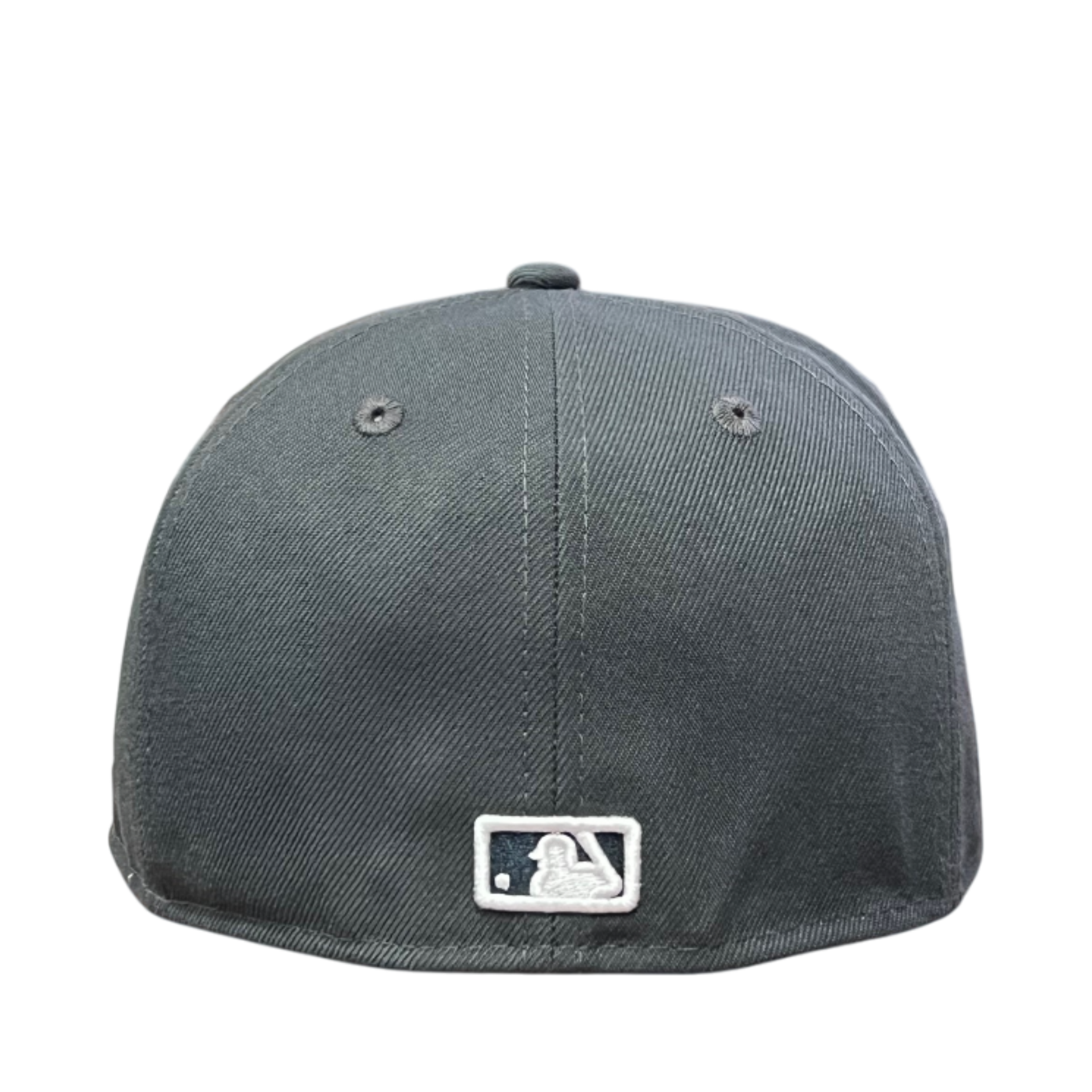Back of Los Angeles Dodgers Graphite 59FIFTY Fitted Hat