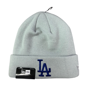 Los Angeles Dodgers Gray Cuff Knit Beanie