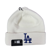 Los Angeles Dodgers Ivory Cuff Knit Beanie