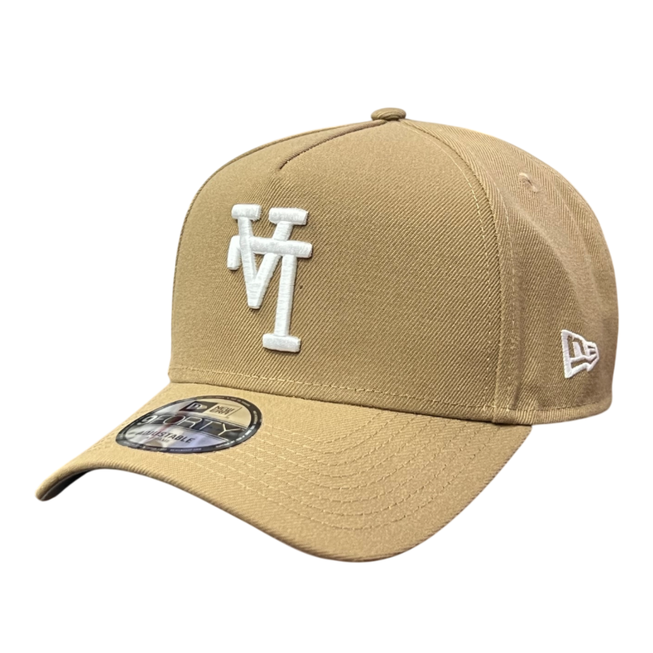 Los Angeles Dodgers Upside Down Khaki 9FORTY A-Frame Snapback