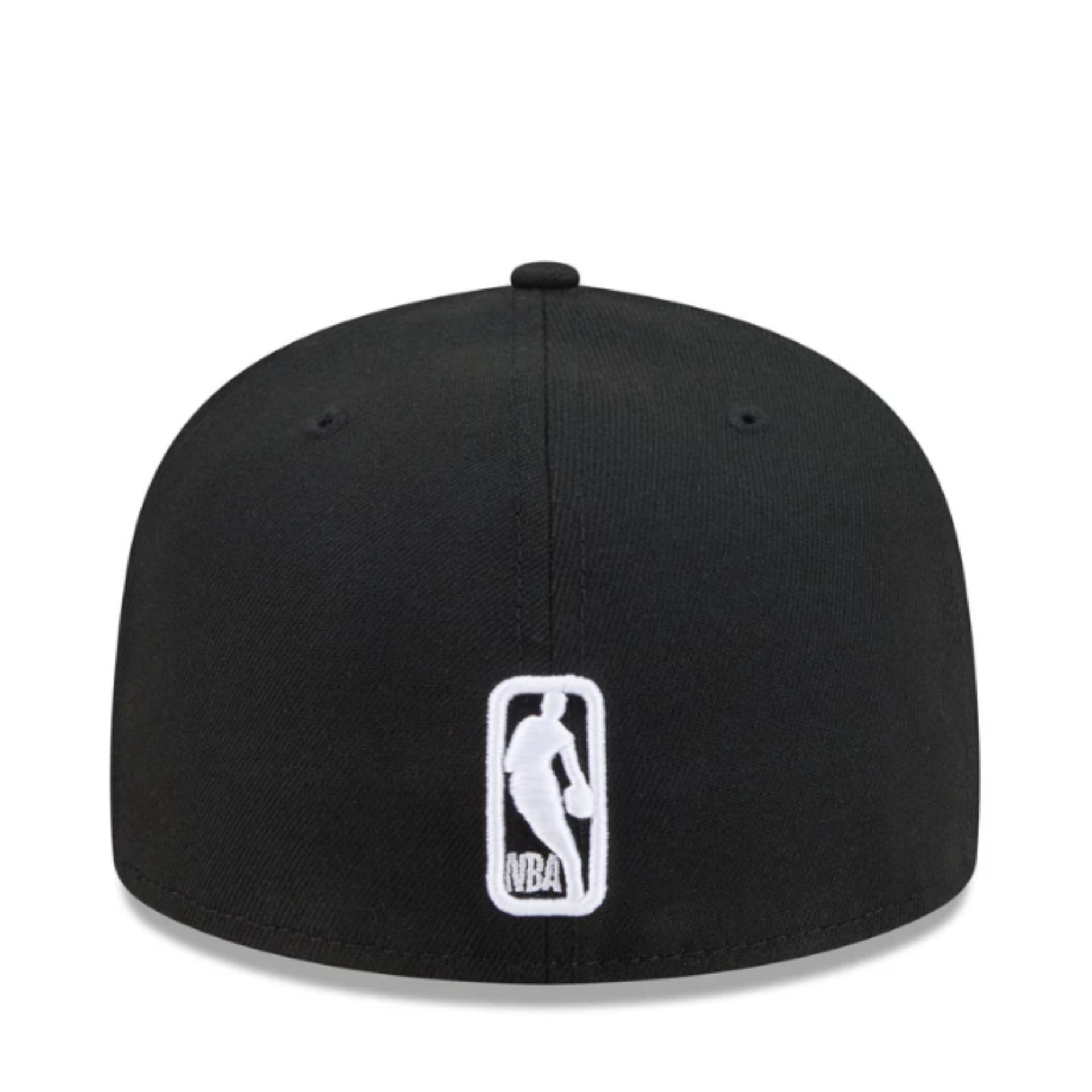 New Era Los Angeles Lakers Black 59FIFTY Fitted Hat back view