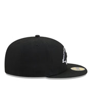 New Era Los Angeles Lakers Black 59FIFTY Fitted Hat right side view