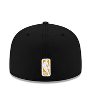 New Era Los Angeles Lakers Team Color Black 59FIFTY Fitted Hat back view