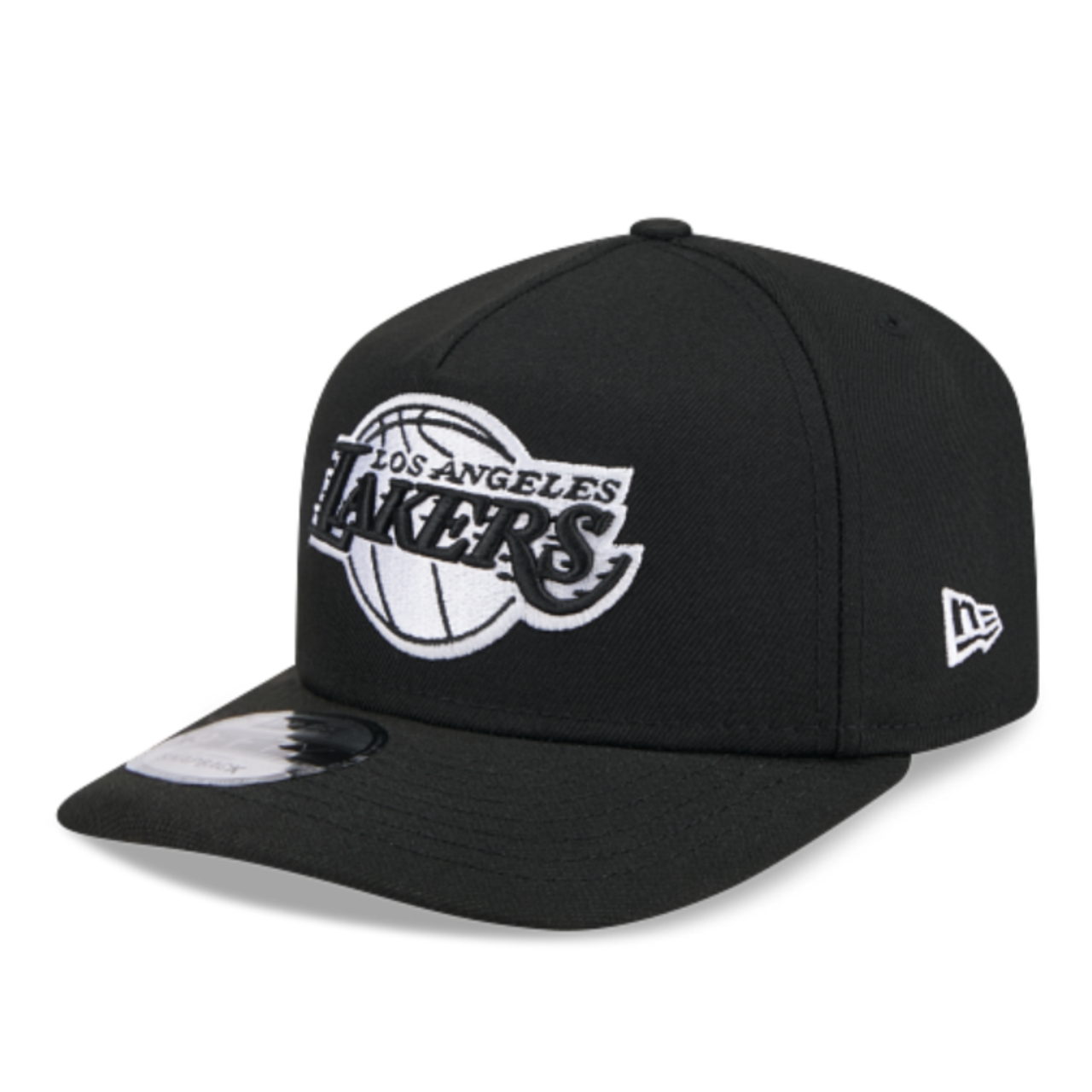 black los angeles lakers 9fifty a-frame new era snapback