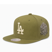 Los Angeles Dodgers Fashion Basic 60th Anniversary Olive Original Fit Snapback