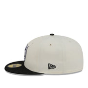 New Era Las Vegas Raiders Chrome Black 59FIFTY Fitted Hat side view