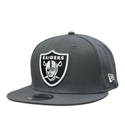 Las Vegas Raiders Dark Graphite 9FIFTY Snapback Hat