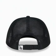 back of New Era Los Angeles Dodgers Black Trucker 9FIFTY Snapback Hat