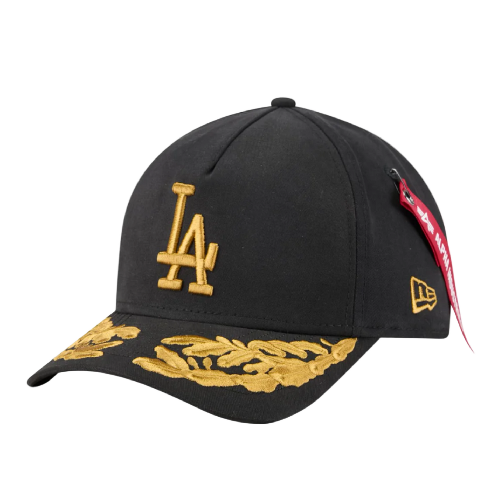 New Era X Alpha Industries Los Angeles Dodgers Black 9FORTY M-Crown A-Frame Snapback Hat