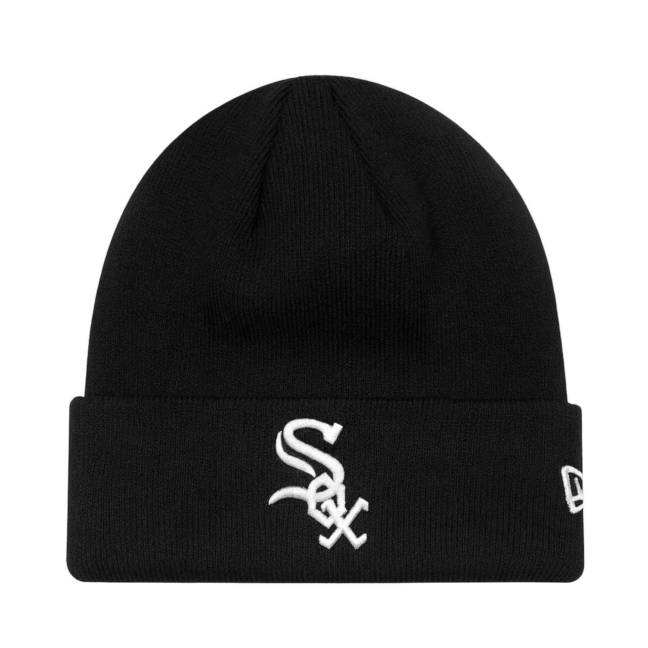 New Era Chicago White Sox Black Men's Cuff Knit Beanie