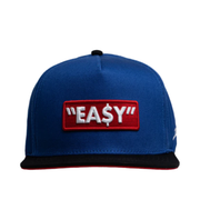 JC Brand Easy logo Blue/Black Snapback Adjustable Men's Hat